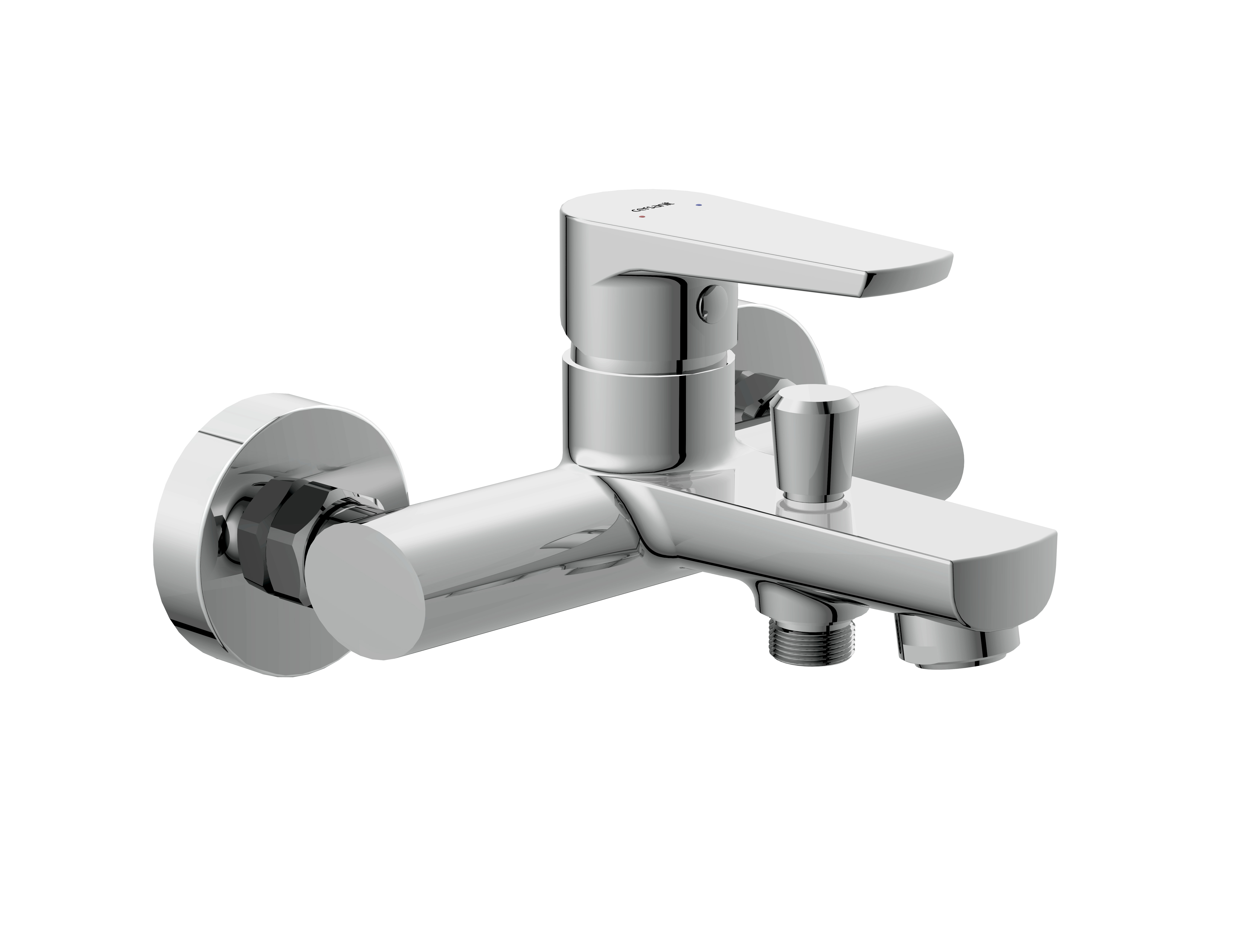 

Смеситель Cersanit Moduo 64097 для ванны с душем, Хром