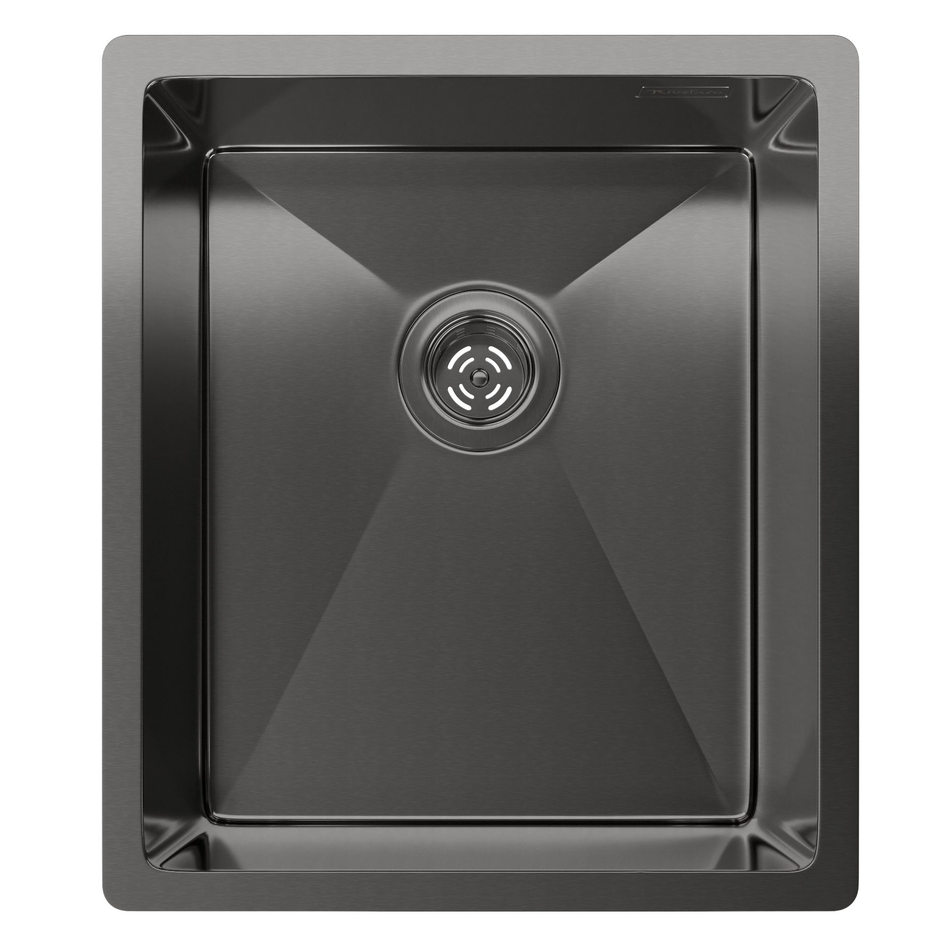 

Мойка кухонная Rivelato Rinox 3844 UN PVD black, Черный, 3844 UN