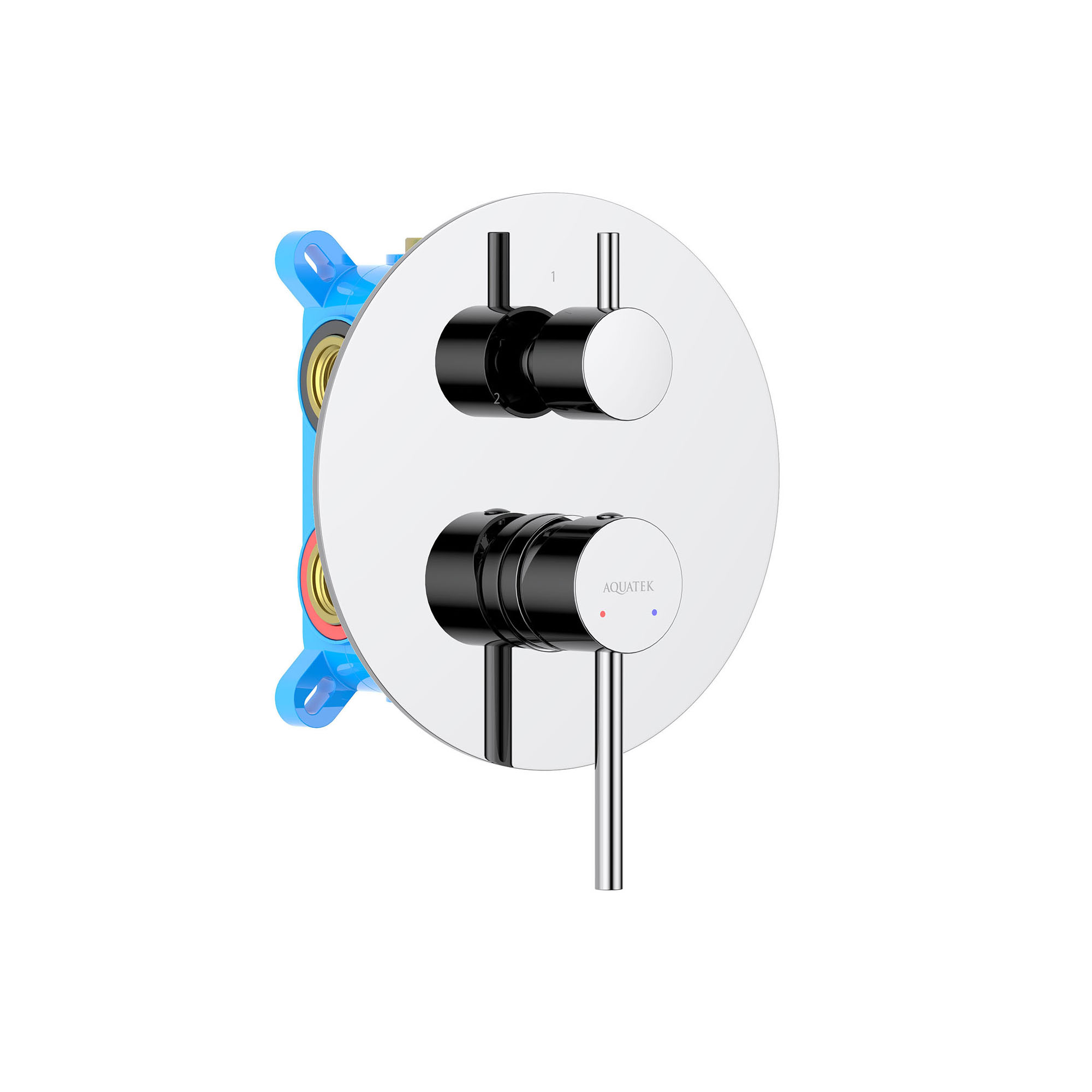 

Смеситель для ванны с душем Aquatek Европа AQ1347CR хром, AQ1347CR