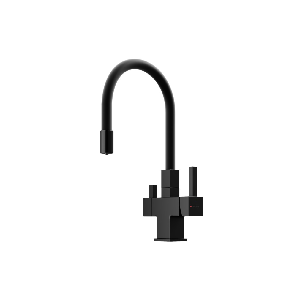 

Смеситель Sancos Arno SC4005MB для кухонной мойки, с гибким изливом, черный матовый, SC4005MB