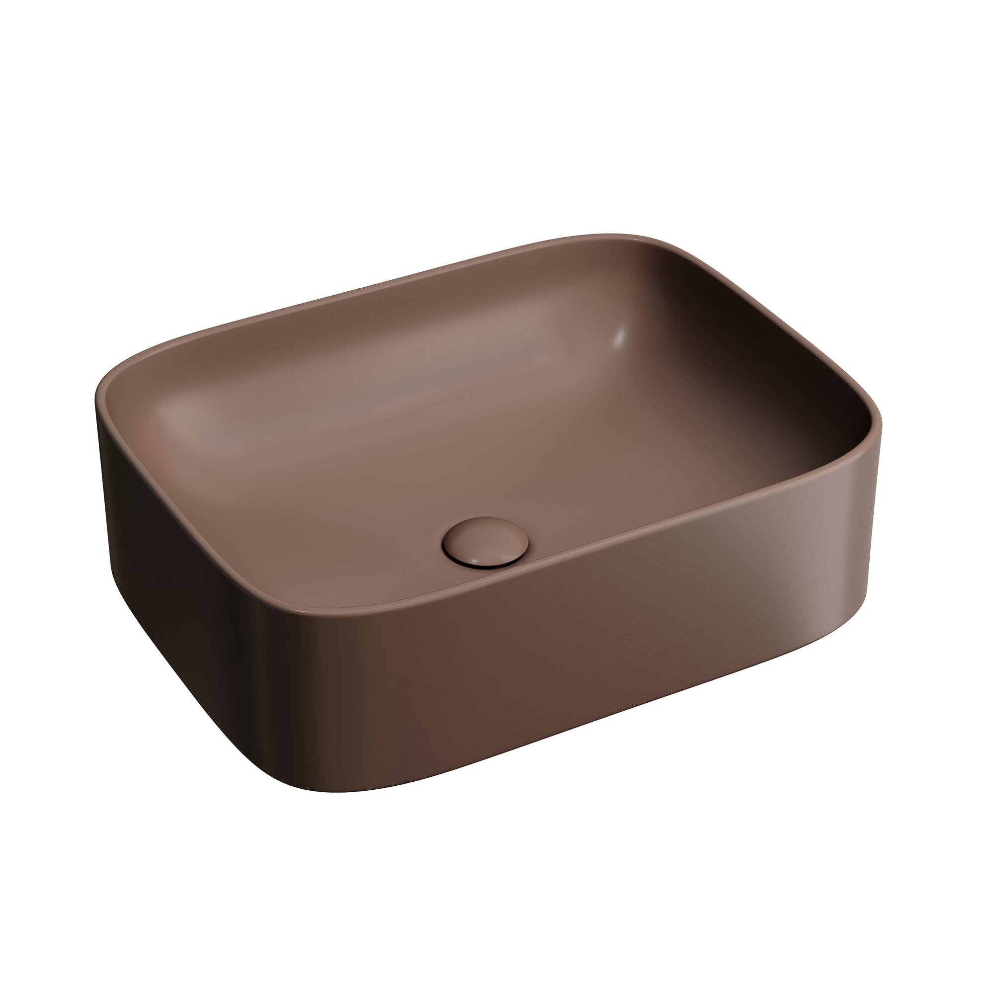 

Раковина Ceramicanova Element CN6052MDB 50,5 см, темно-коричневая матовая, Коричневый, CN6052MDB