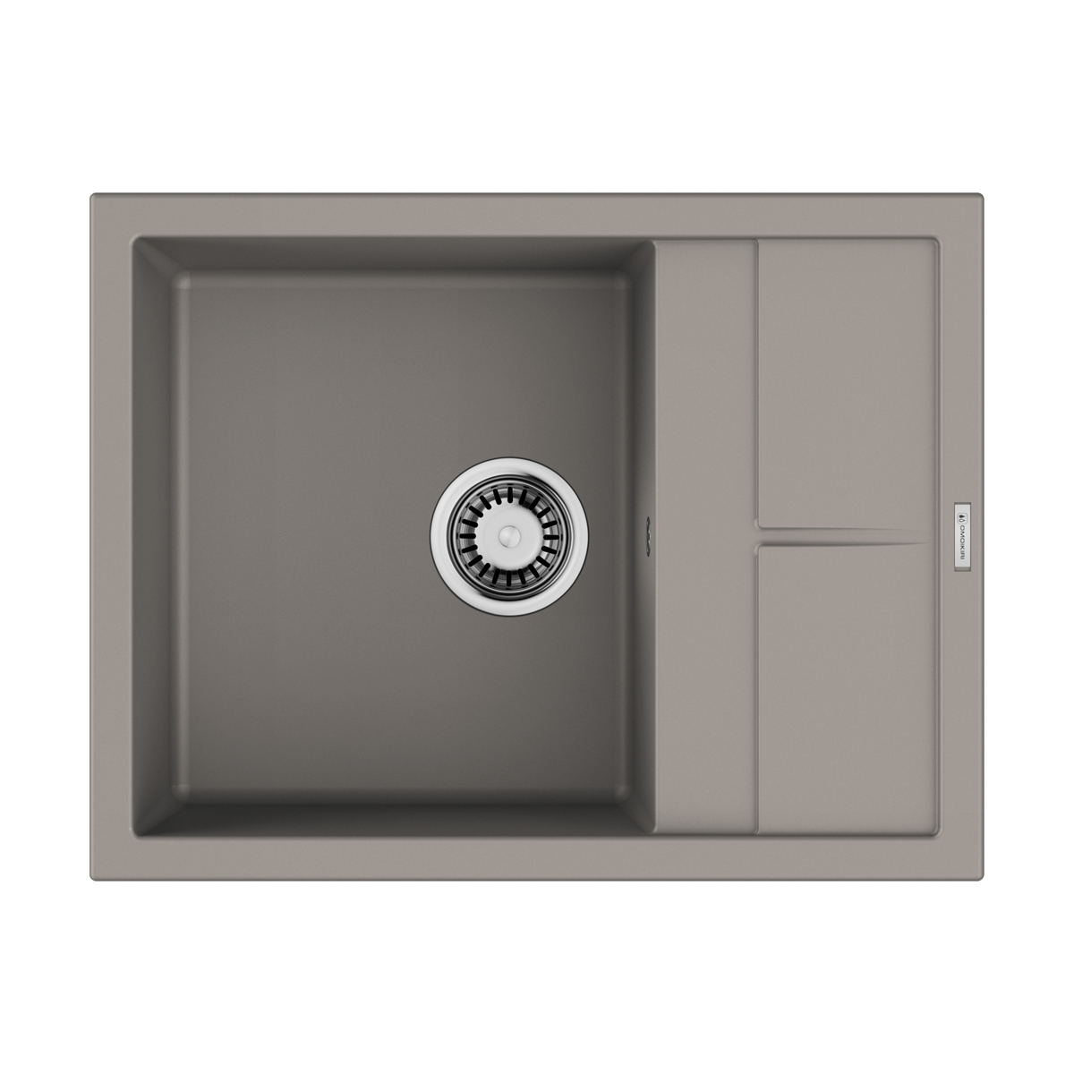 

Мойка кухонная Omoikiri Sumi 65A 4997094 65х50 см leningrad grey, Серый, 4997094