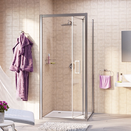 

Душевой уголок WasserKRAFT Weser 78F03 90x90 см, Weser 78F03