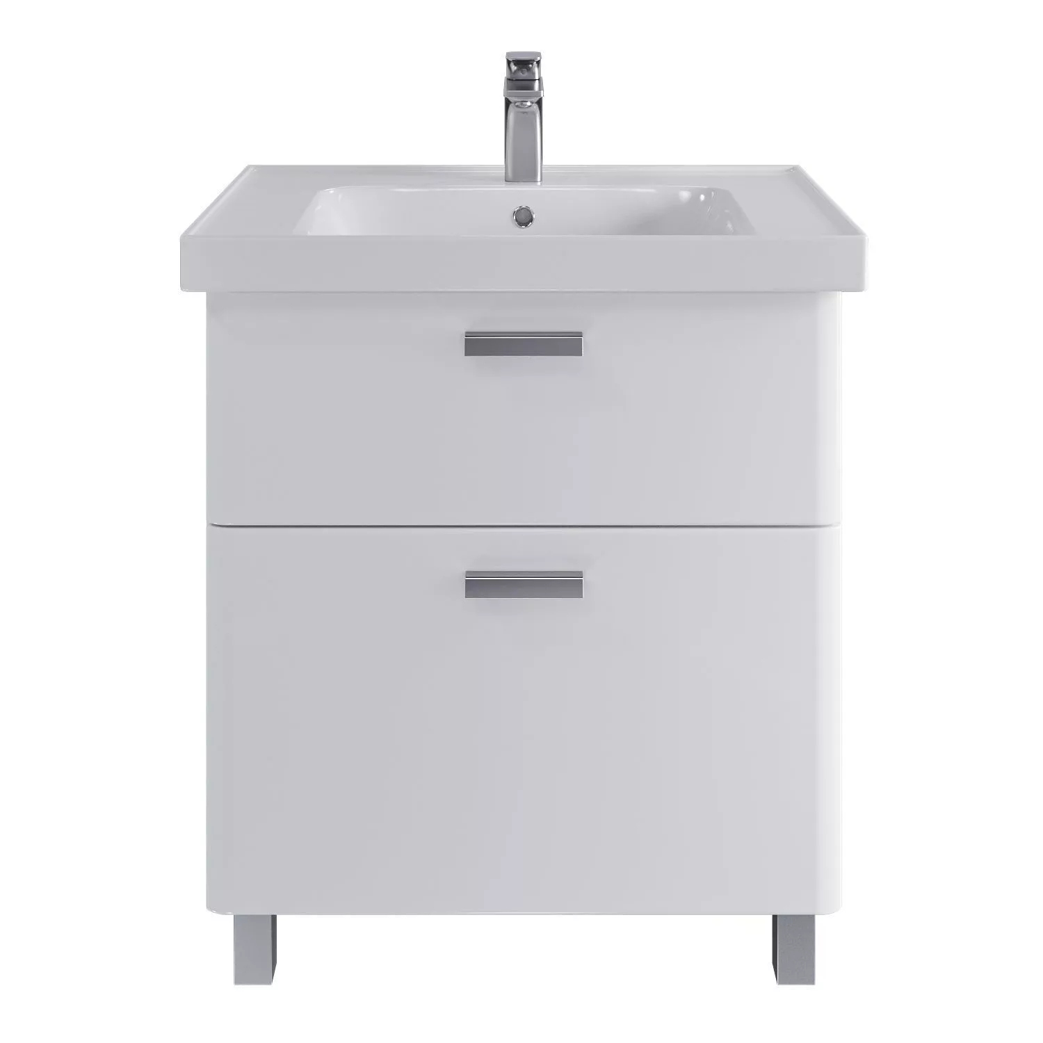 

Тумба с раковиной SanStar Gretta 70 напольная (раковина Грейс 70), Белый, Gretta 70