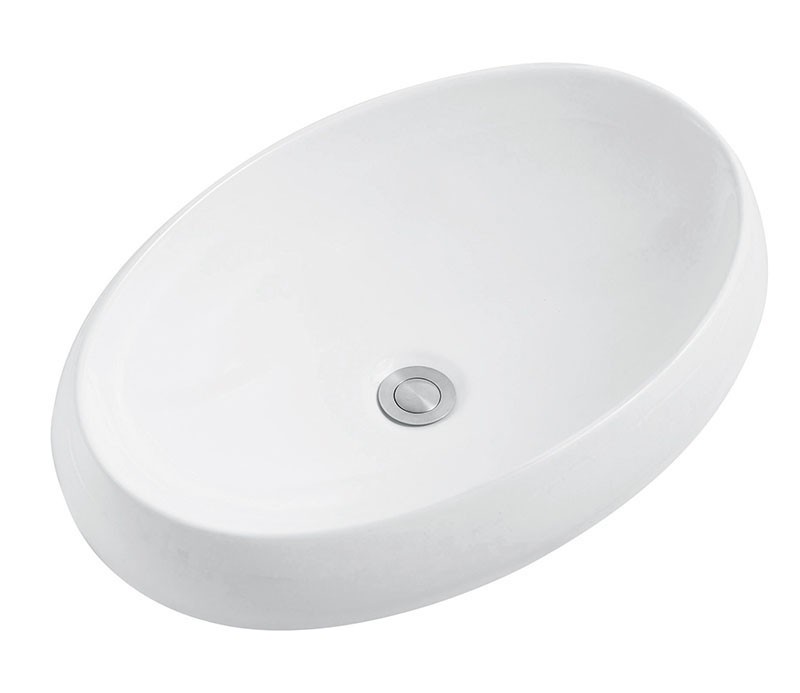 

Раковина CeramaLux 9030A накладная, Белый, N9030A