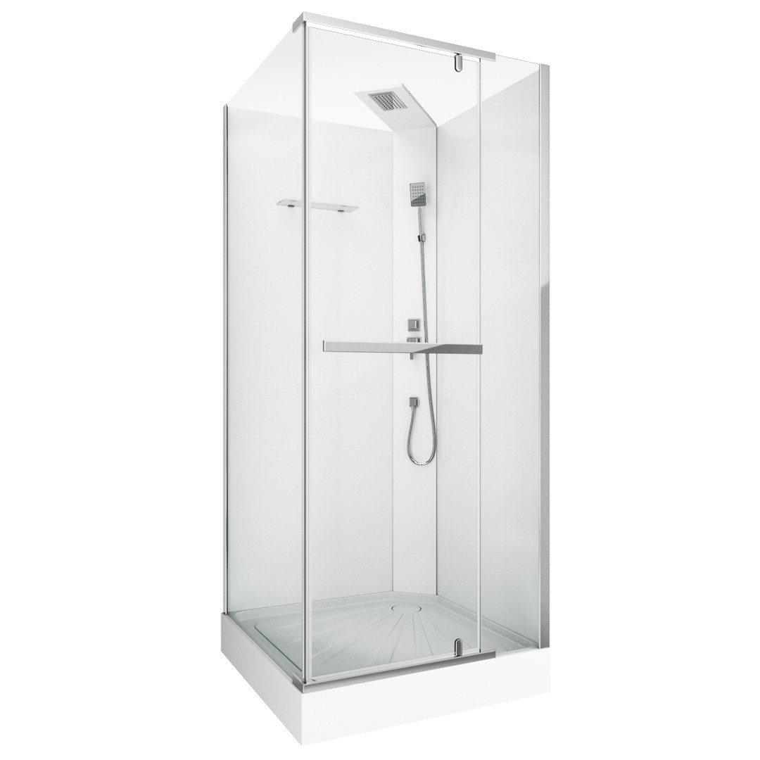 

Душевая кабина Ceruttispa MiMi90T 90х90х225 без крыши, MiMi901T