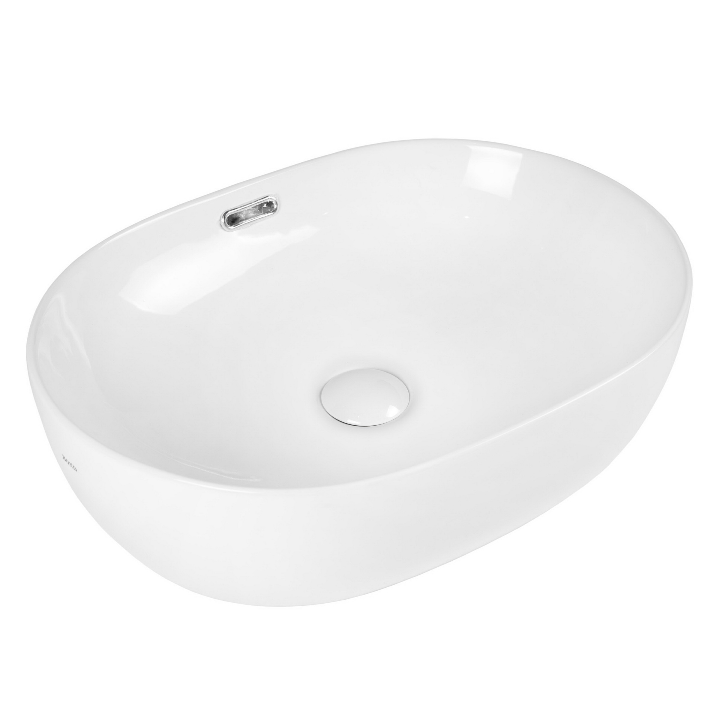 

Мебельная раковина Bond Oval S65-490 49х36 накладная, белый, S65-490
