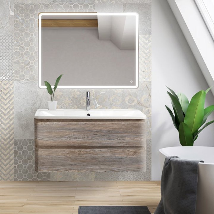 

Мебель для ванной BelBagno Albano 80 подвесная, pino scania