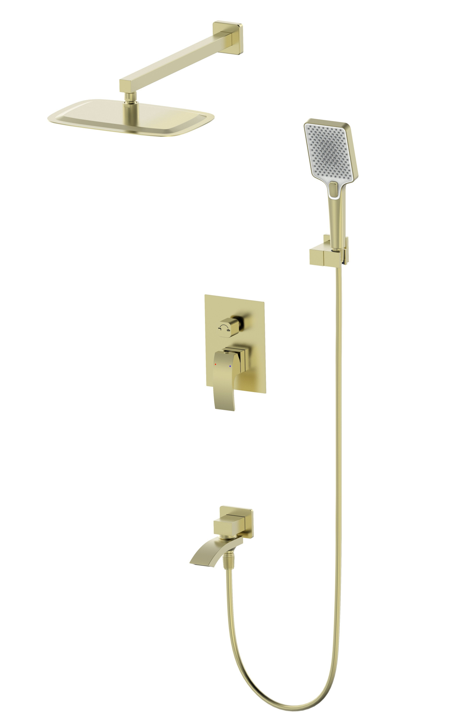 

Душевой комплект Wonzon & Woghand WW-88939009A-BG золото, Золотой, WW-88939009A-BG