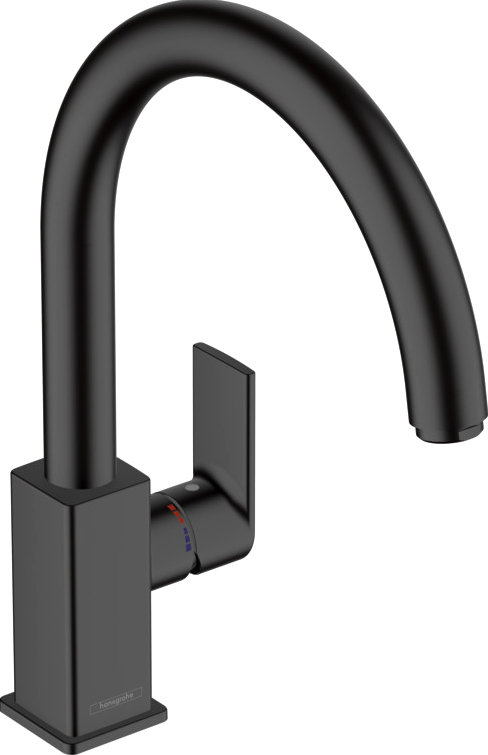 

Смеситель Hansgrohe Vernis Shape M35 71871670 для кухонной мойки, Черный