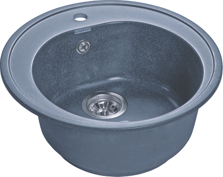 

Мойка кухонная GranFest Rondo R-510 графит, Серый, R-510