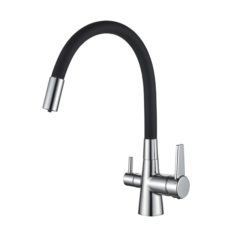 

Смеситель для кухонной мойки Haiba HB76858-7 черный, HB76858-7