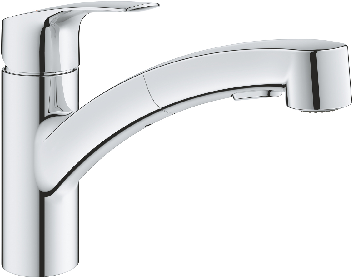 

Смеситель для кухонной мойки Grohe Eurosmart 30305001, Хром, Eurosmart 30305001