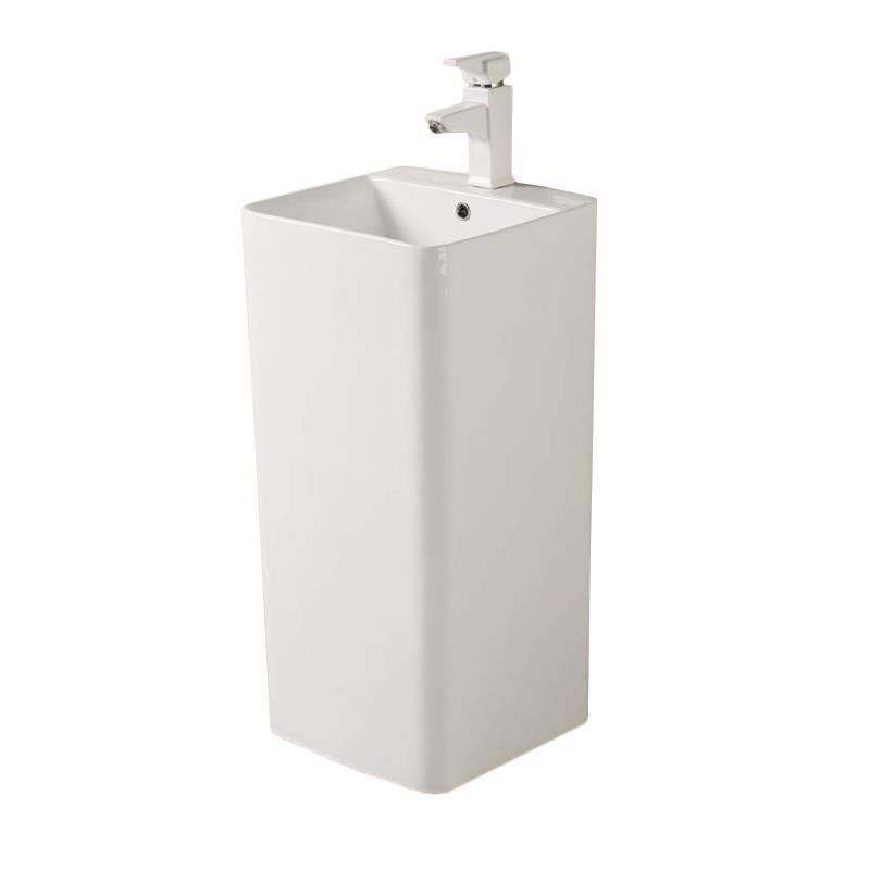 

Раковина SantiLine SL-4005 напольная 42х41х86 белая, Белый, SL-4005