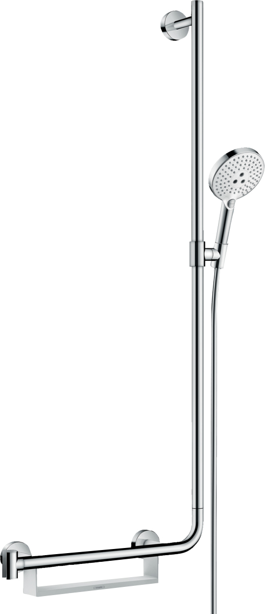 

Душевой гарнитур Hansgrohe Raindance Select S 26326400 белый - хром