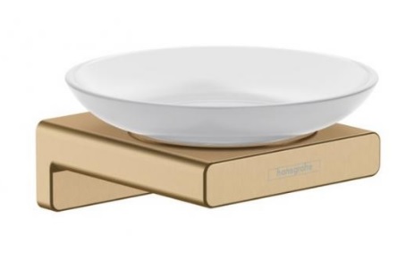 

Мыльница Hansgrohe AddStoris 41746140 шлифованная бронза, 41746140