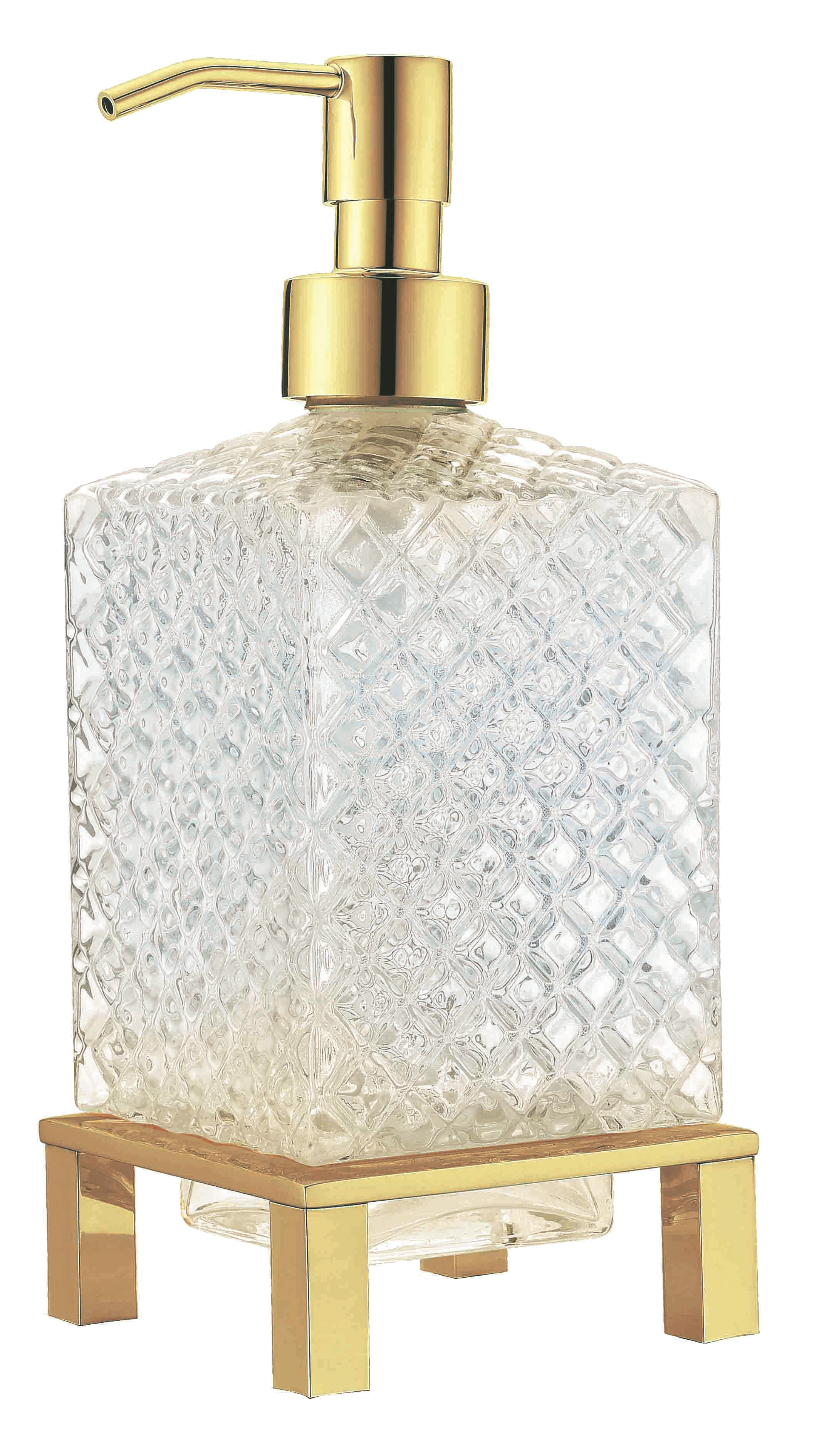 

Дозатор Boheme 10225 квадратный, Золото, 10225