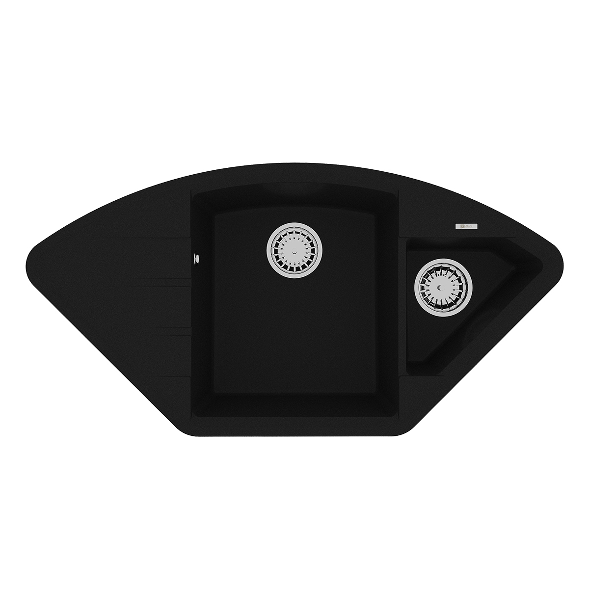 

Мойка кухонная Lemark Irkana 980 9910043 50 черная, Черный, 9910043