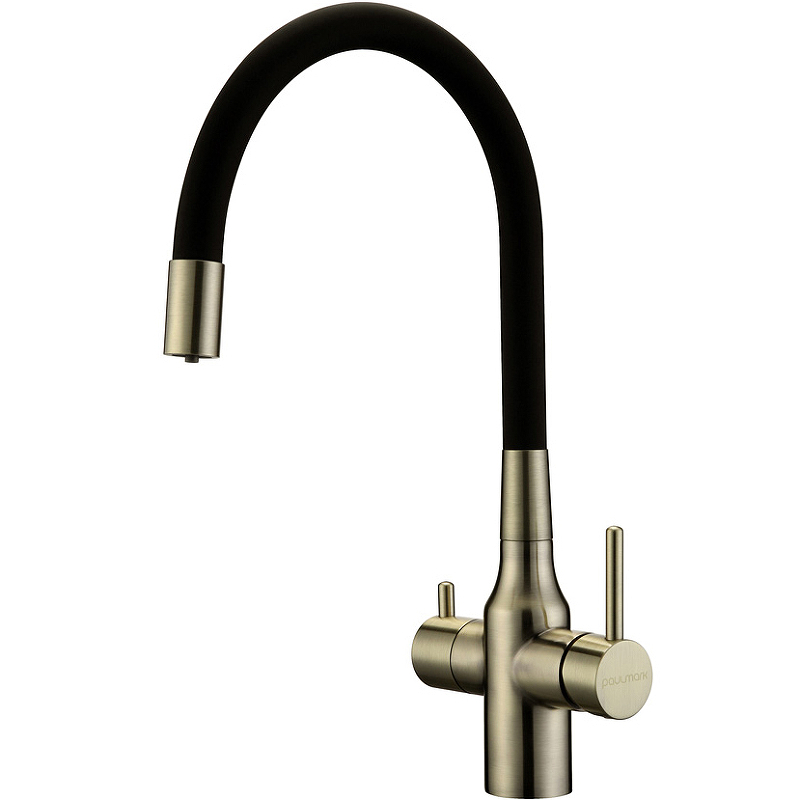 

Смеситель для кухонной мойки Paulmark Salix Sa213419-BR бронза, Sa213419-BR