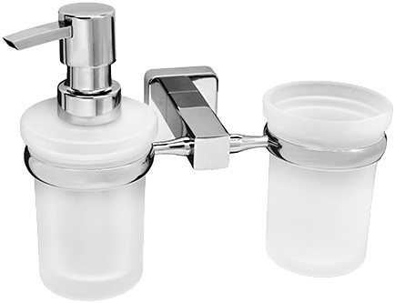 

Дозатор WasserKRAFT Lippe K-6589 со стаканом, Хром, Lippe K-6589