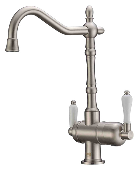 

Смеситель для кухонной мойки Zorg Clean Water ZR 326 YF nickel, Белый, Clean Water ZR 326 YF nickel