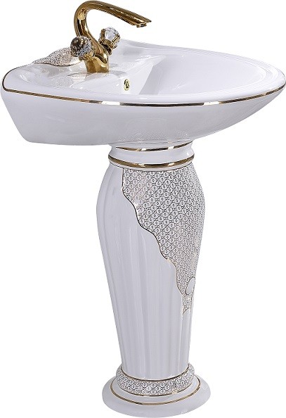 

Раковина CeramaLux J766 напольная, Белый, Luxe Classic J766
