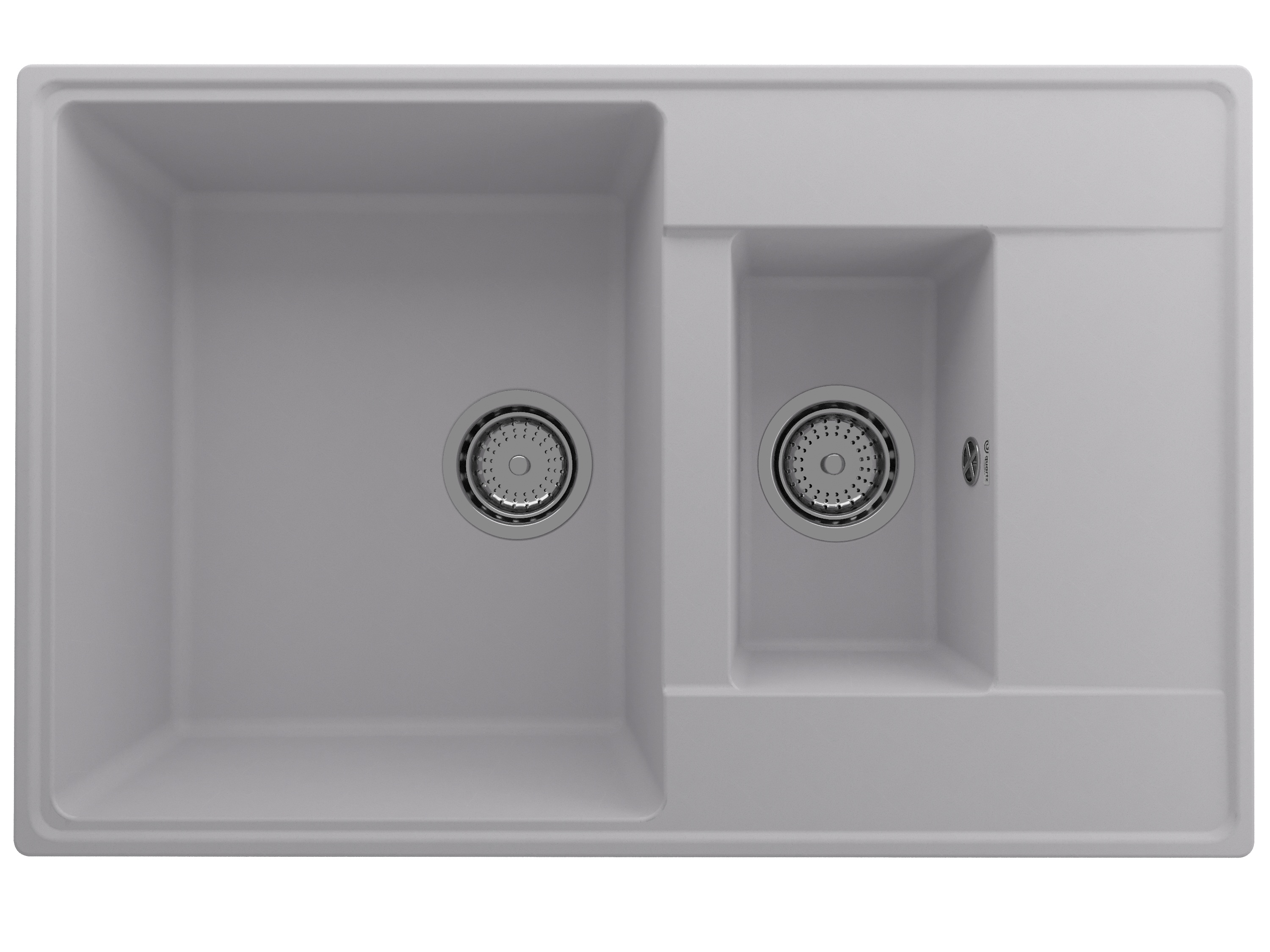

Мойка кухонная Ulgran Quartz Prima 780 1,5 K-04 78х50 см, платина, Серый, Prima 780 1,5 K-04