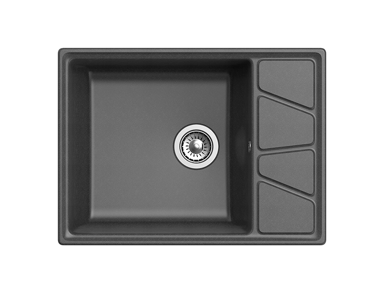 

Мойка кухонная GranFest VERTEX GF-V-680L графит, GF-V-680L