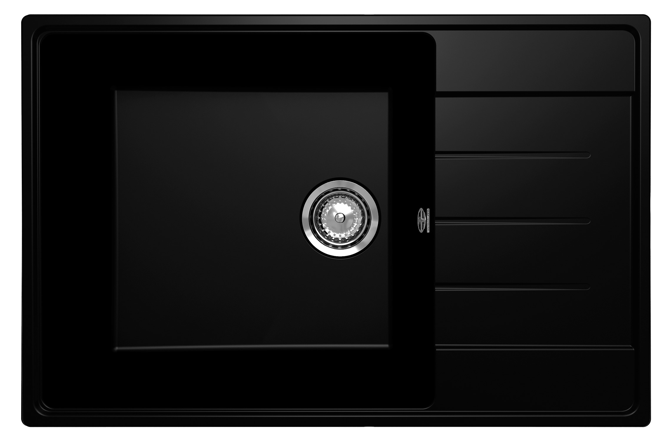 

Мойка кухонная Ulgran Prima 760-07 76х50 см, уголь, Черный, Prima 760-07