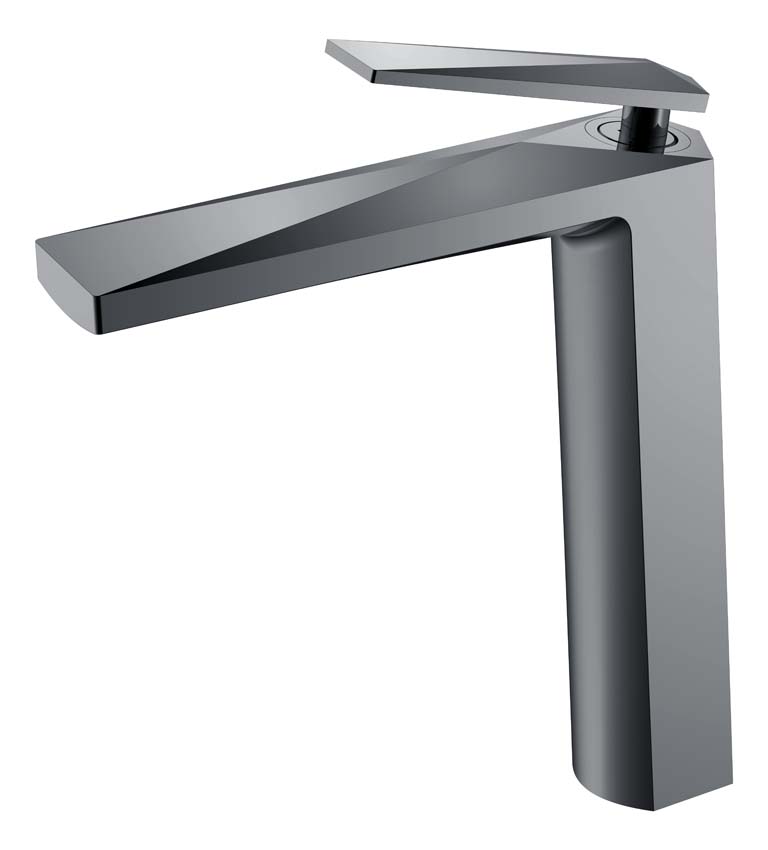 

Смеситель Boheme Venturo 372-SGM для раковины, Shine Gun Metall, Антрацит глянец, Venturo 372-SGM
