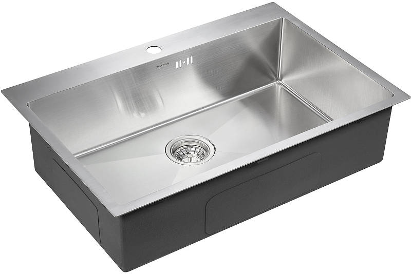 

Мойка кухонная Paulmark Vast PM217551-BS 51 нержавеющая сталь, PM217551-BS
