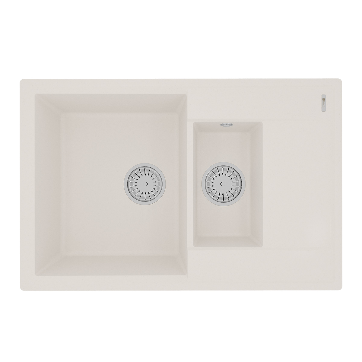 

Мойка кухонная Lemark Ramza 760 9910040 50 белая, Белый, 9910040