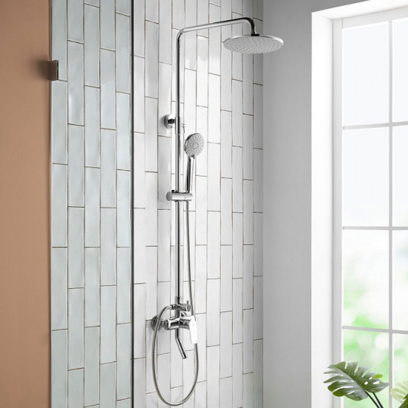 

Душевая стойка Bravat Rhein F6429564CP-A-ENG, Хром