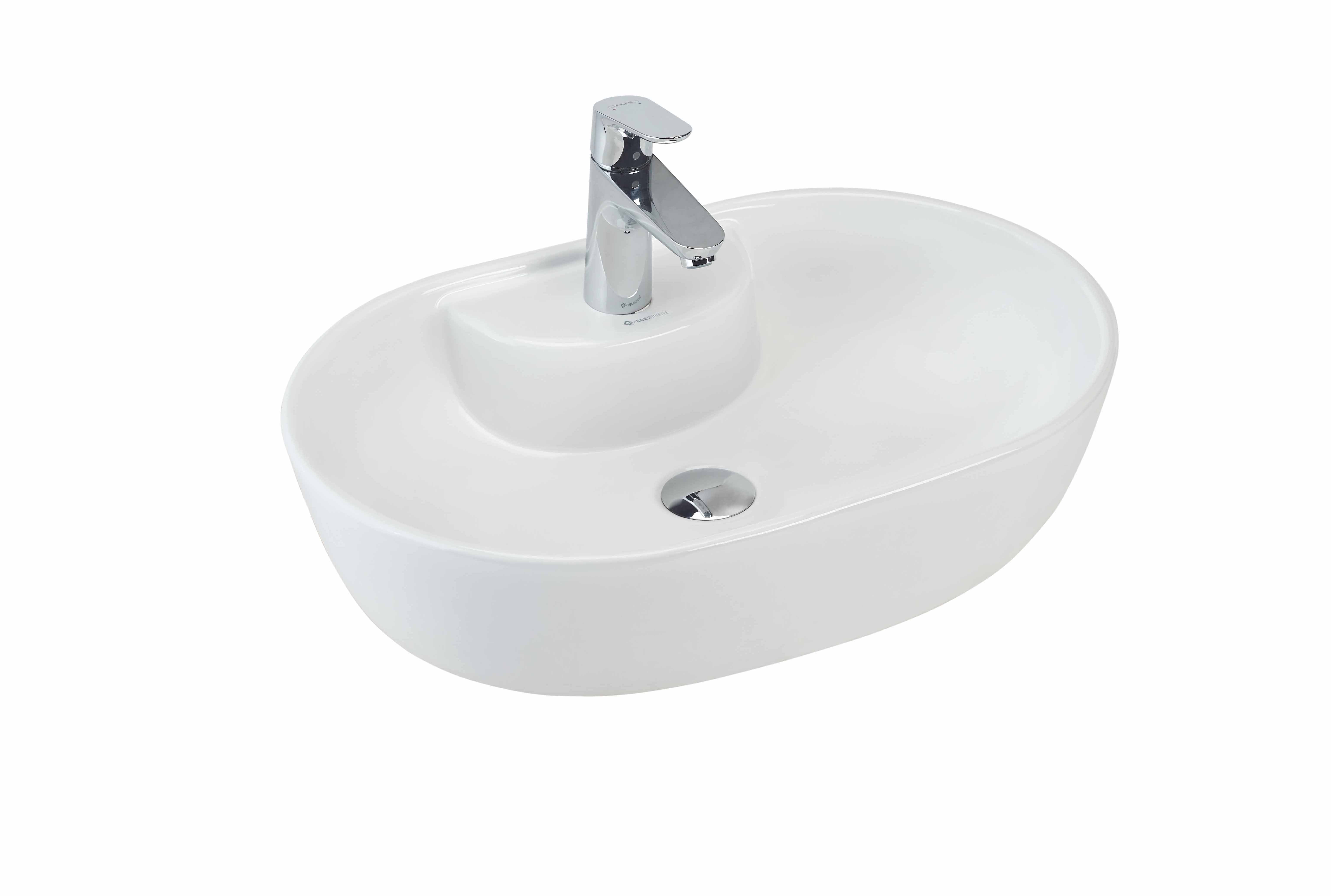 

Мебельная раковина beWash Bogen 88611101 60 см, Белый, 88611101