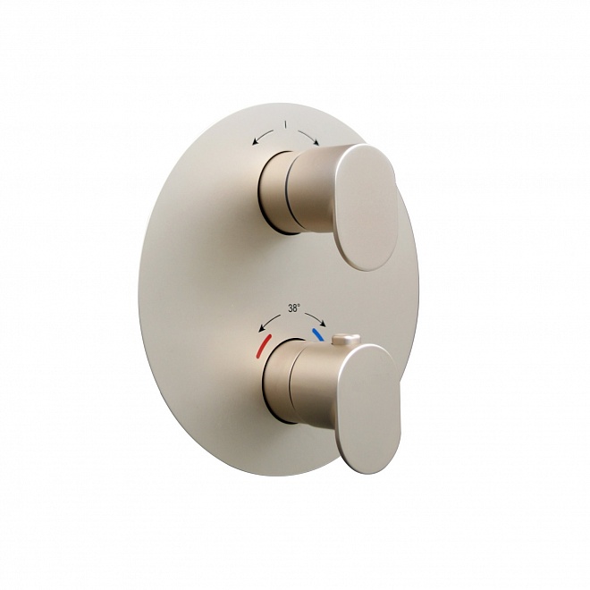

Термостат для душа Kerama Marazzi OLE 67638EKM.M0.071 золотой атласный, 67638EKM.M0.071