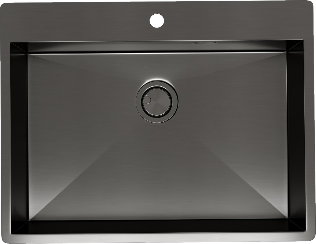 

Мойка кухонная Reflexion Iseo RX2265BL оружейная сталь, RX2265BL