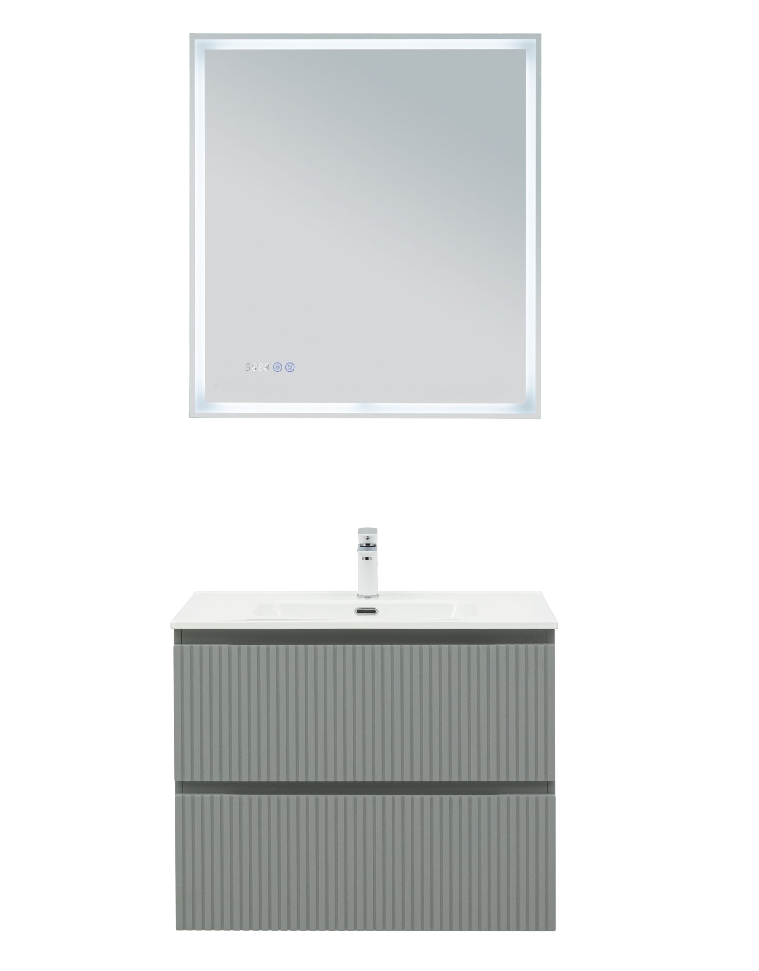 

Мебель для ванной Aquanet Джейн (Flat) 80 подвесная, мисти грин, 00335434