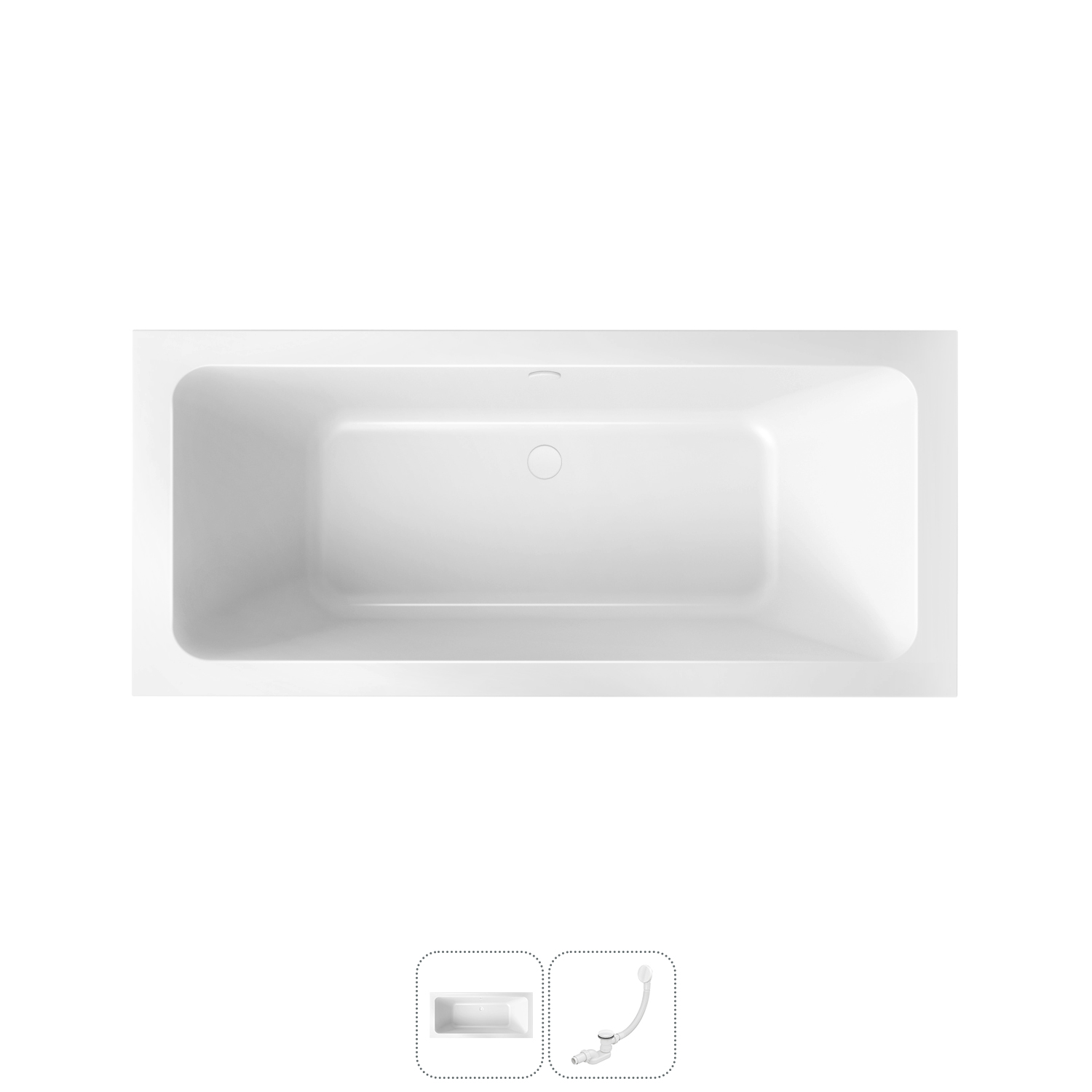 

Комплект с ванной Lavinia Boho Pure 202010797, 202010797