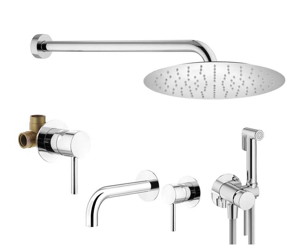 

Душевой комплект Plumberia Selection Ixo KITZXO01CR210 хром, KITZXO01CR210