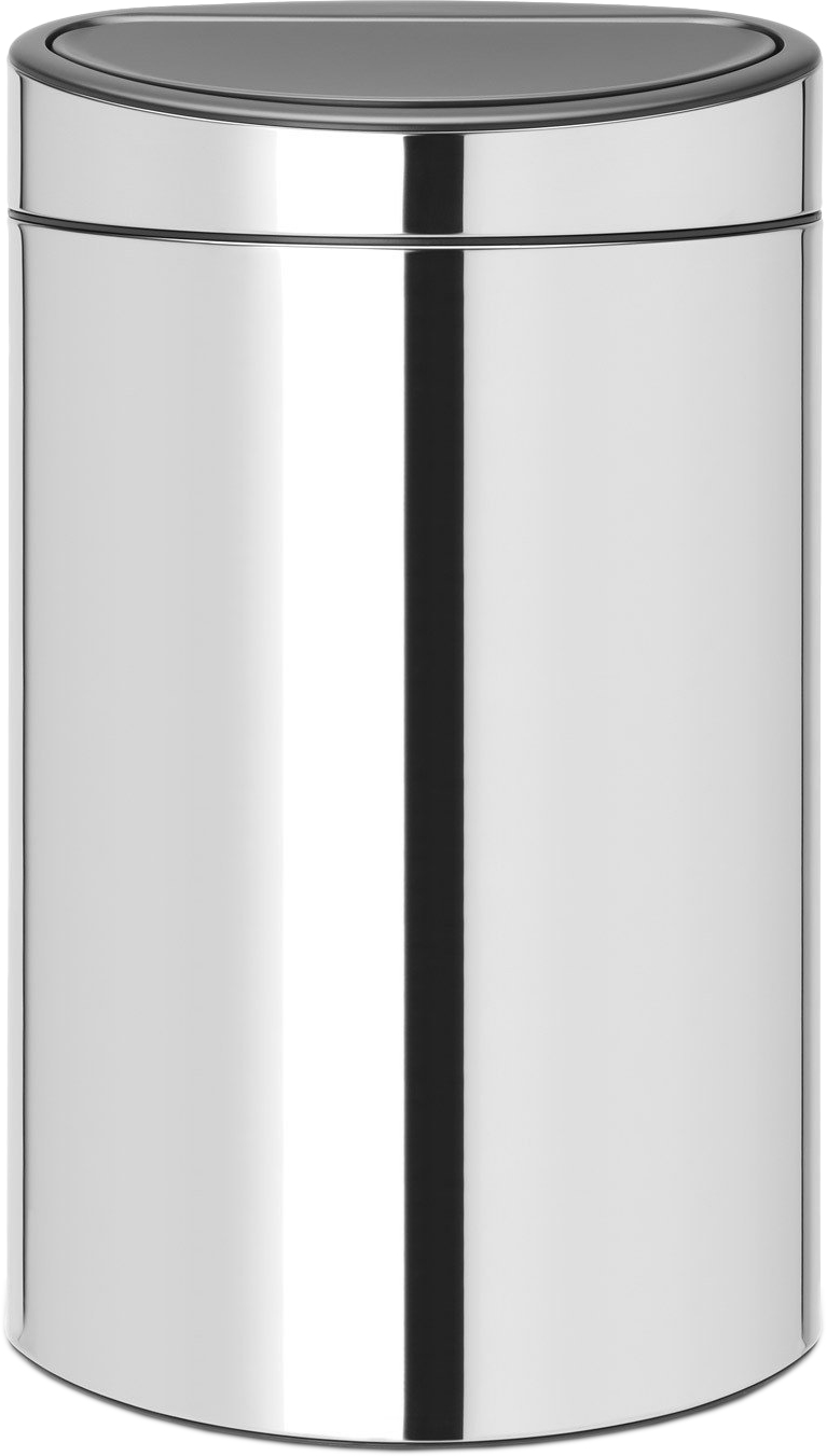 

Мусорное ведро Brabantia Touch Bin New 112881 40л, Хром, Touch Bin New 112881