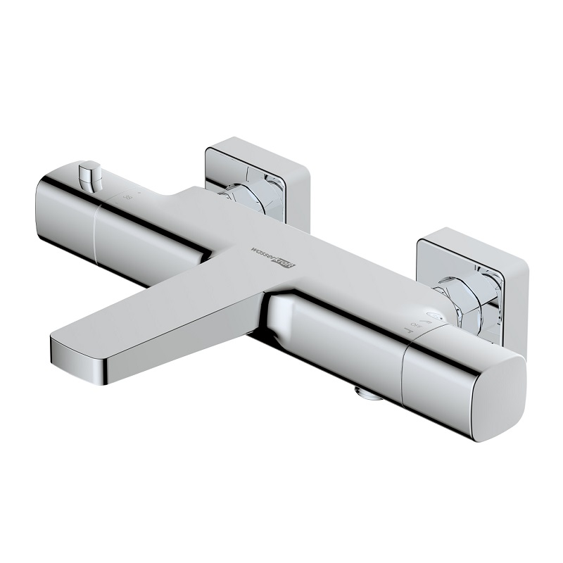 

Смеситель WasserKRAFT Naab 8611 Thermo для ванны с душем, с термостатом, Хром, 8611 Thermo