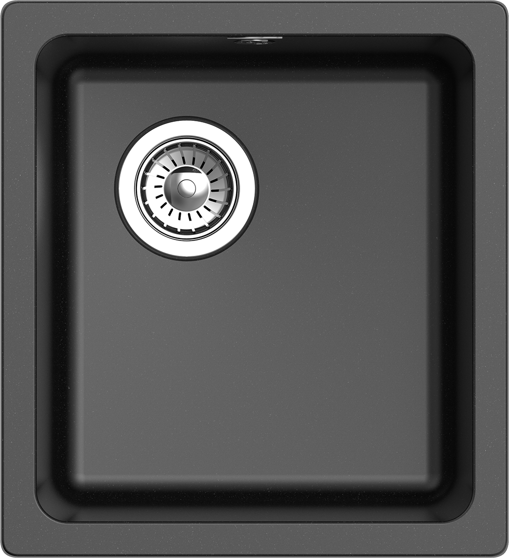 

Мойка кухонная Rivelato Berkana BK-35 nero, Черный, Berkana BK-35
