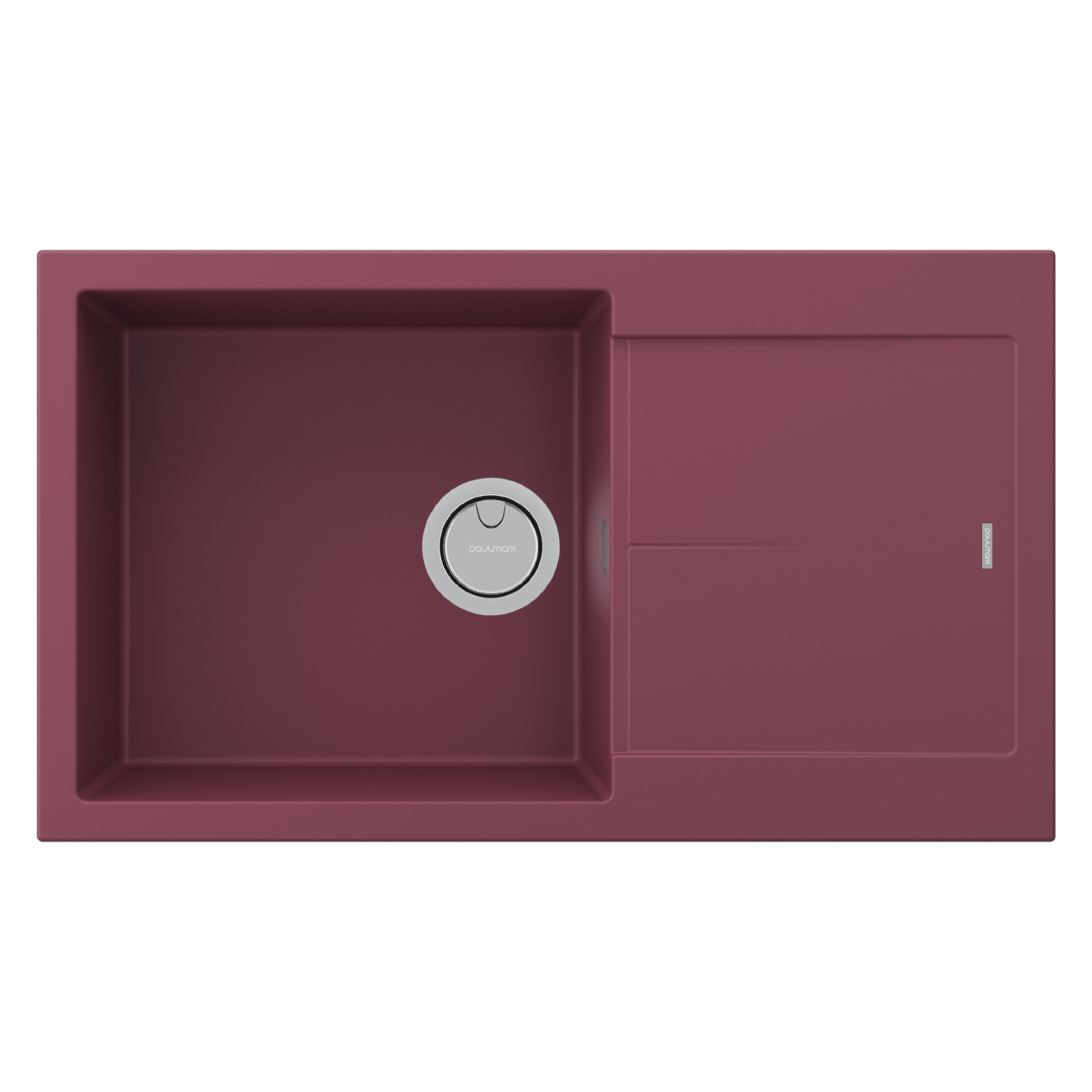 

Мойка кухонная Paulmark EXTENSIO 86 PM988650-ME 50х86 см, merlot, PM988650-ME