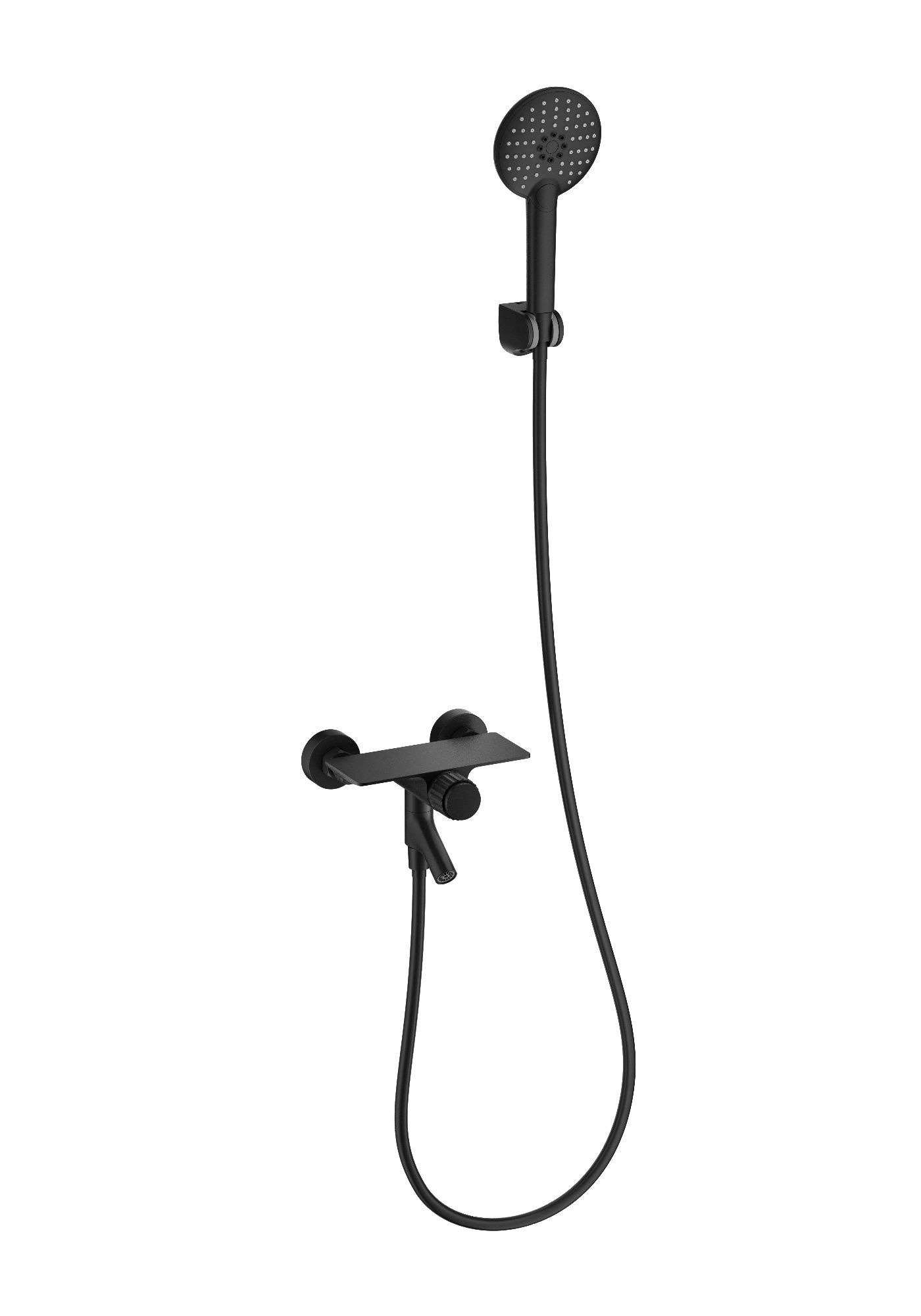 

Смеситель для ванны с душем Wonzon & Woghand WW-FE05L221-MB черный, WW-FE05L221-MB
