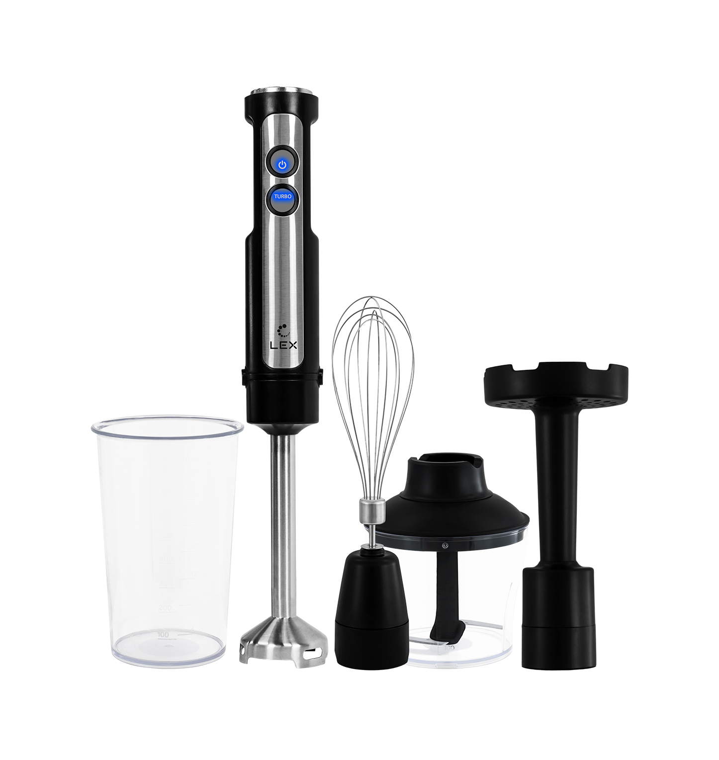 

Блендер погружной LEX LX10011-2 черный, LX10011-2