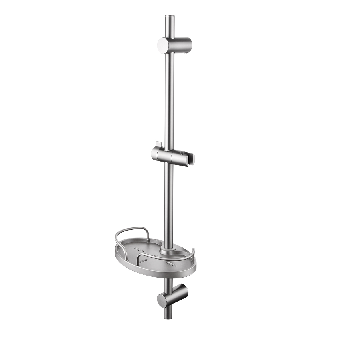 

Душевая штанга Lemark LM3775GM графит, с полкой, LM3775GM