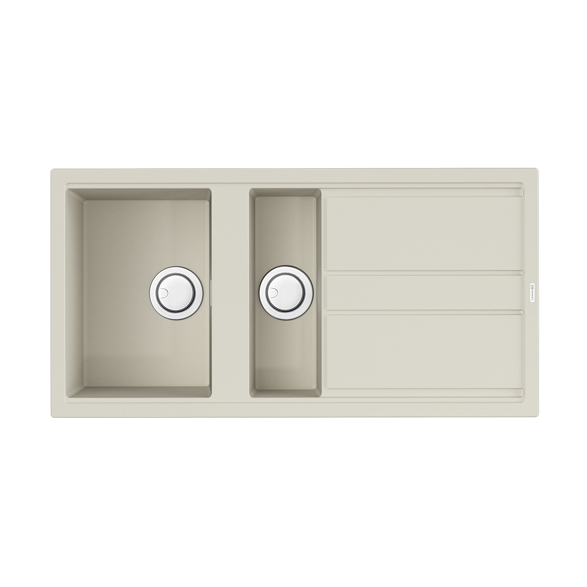 

Мойка кухонная Omoikiri Kitagawa 100-2-WH белый, Kitagawa 100-2-WH