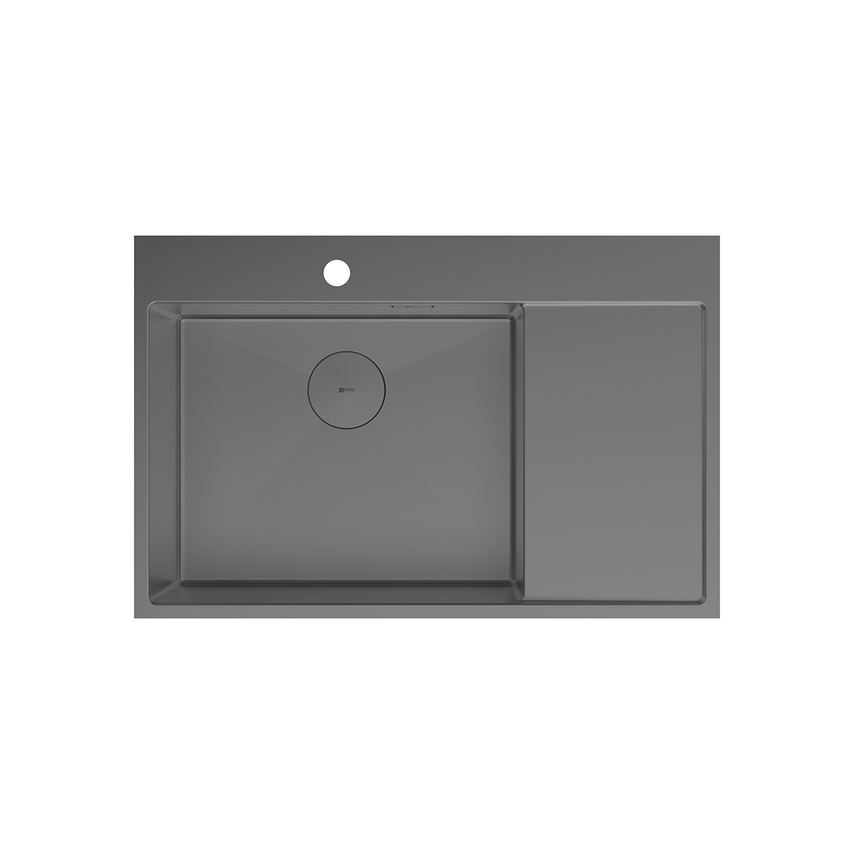 

Мойка кухонная Lemark Kezadra 780L 9936151 78 графит, 9936151