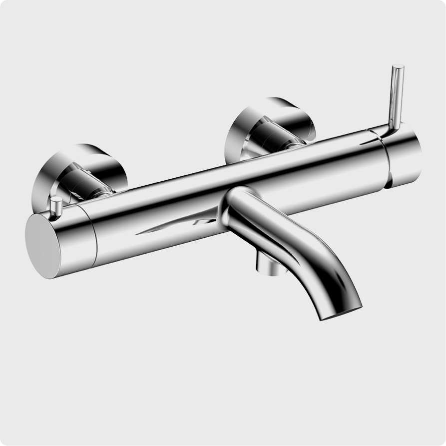 

Смеситель для ванны с душем AQUAme Siena AQM6212CR хром, AQM6212CR