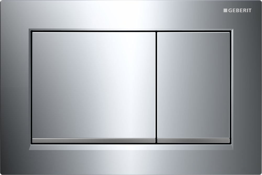 

Кнопка смыва Geberit Omega 30 115.080.KH.1 хром/матовый хром, Omega 30 115.080.KH.1